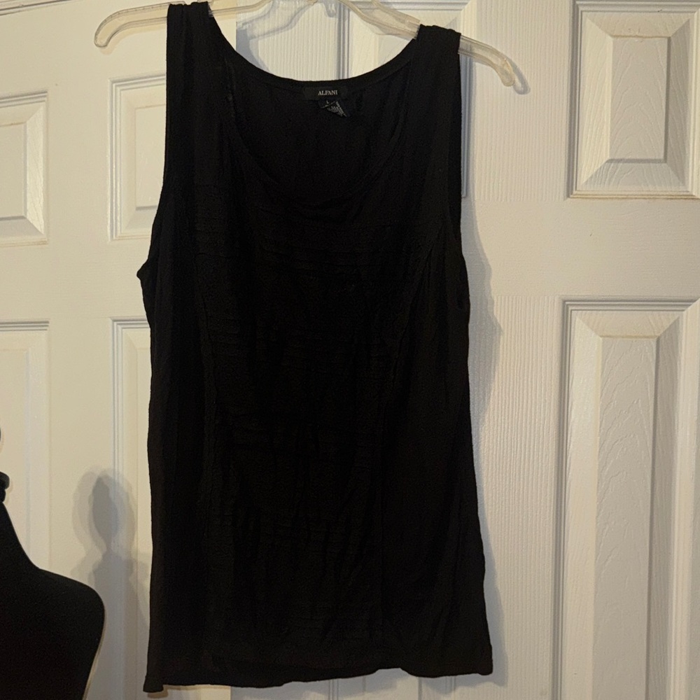 Alfani Classic Black Tank Top